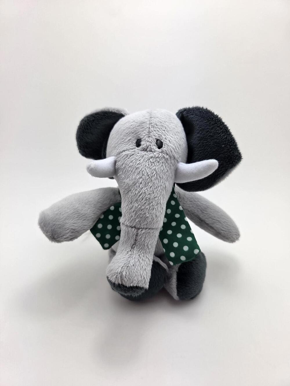 Kinder Elephant Plush with No Tag, Elephant Stuffed Animal (8 inch)
